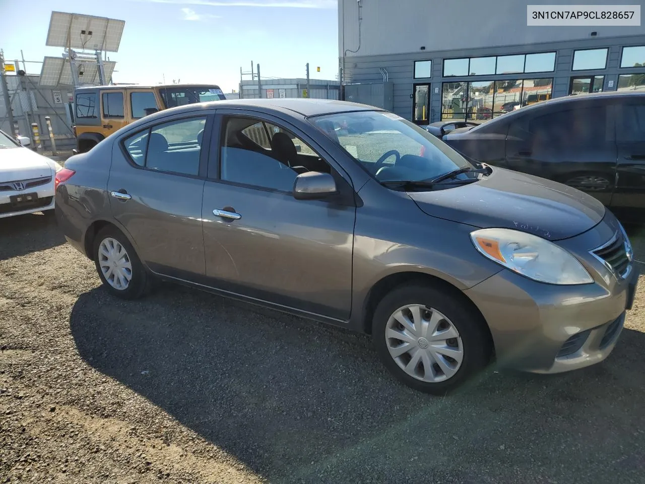 2012 Nissan Versa S VIN: 3N1CN7AP9CL828657 Lot: 78685244