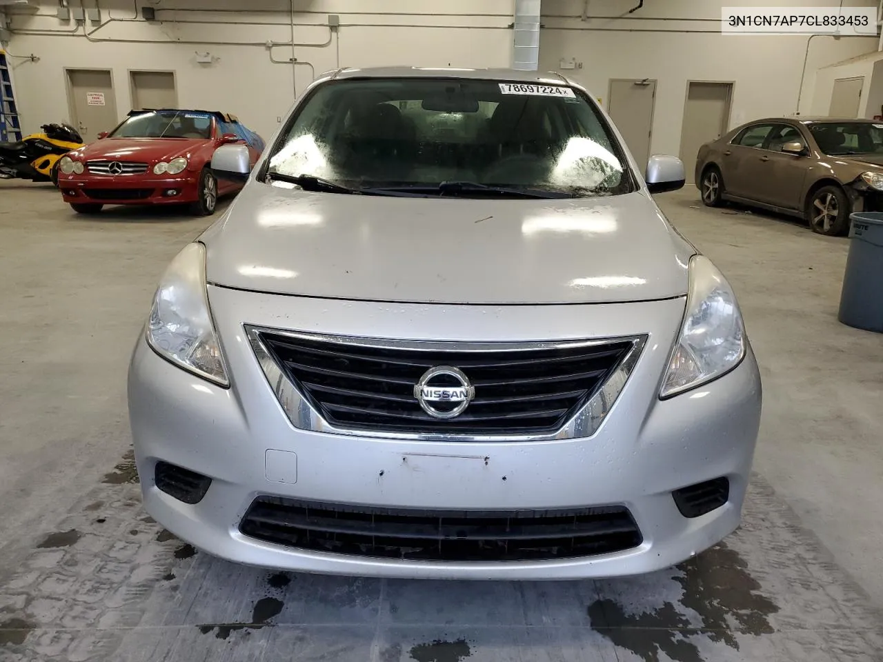 2012 Nissan Versa S VIN: 3N1CN7AP7CL833453 Lot: 78697224