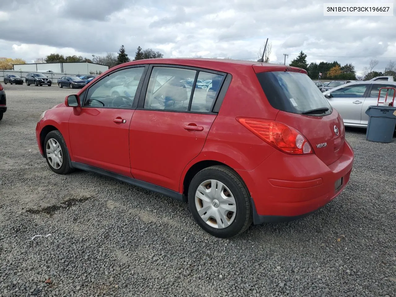 2012 Nissan Versa S VIN: 3N1BC1CP3CK196627 Lot: 78976634