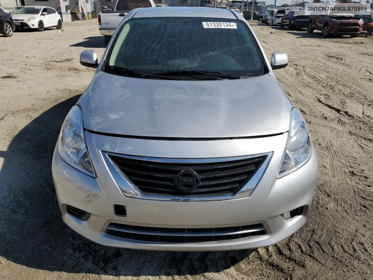 2013 Nissan Versa S VIN: 3N1CN7AP8DL870559 Lot: 61330134