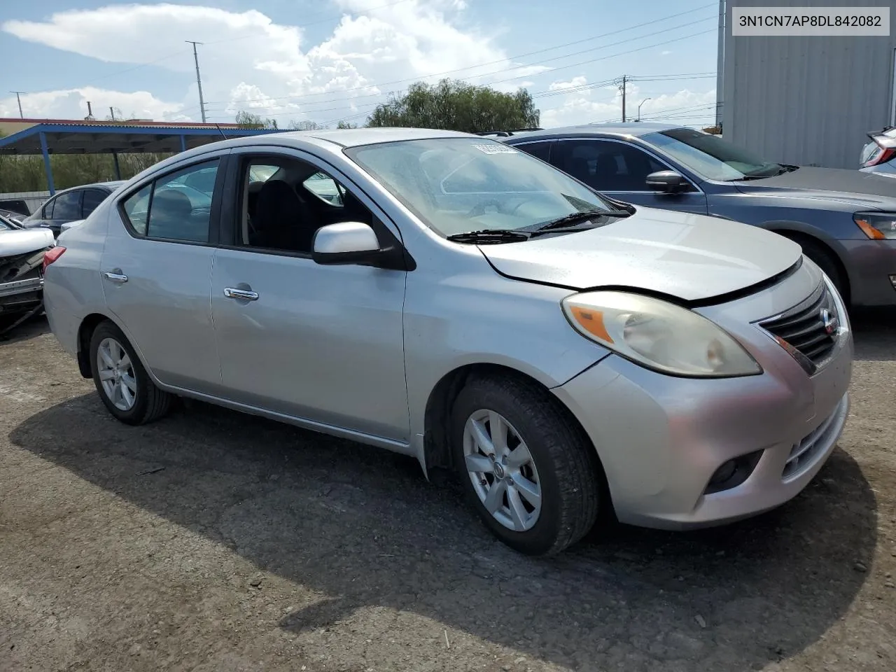 2013 Nissan Versa S VIN: 3N1CN7AP8DL842082 Lot: 62910204