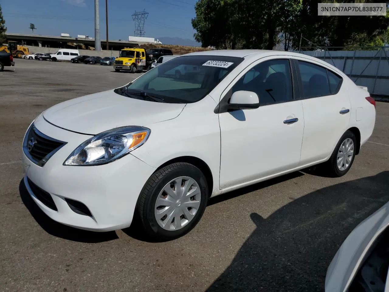 2013 Nissan Versa S VIN: 3N1CN7AP7DL838377 Lot: 63732224