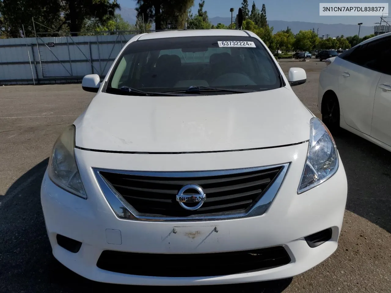 2013 Nissan Versa S VIN: 3N1CN7AP7DL838377 Lot: 63732224