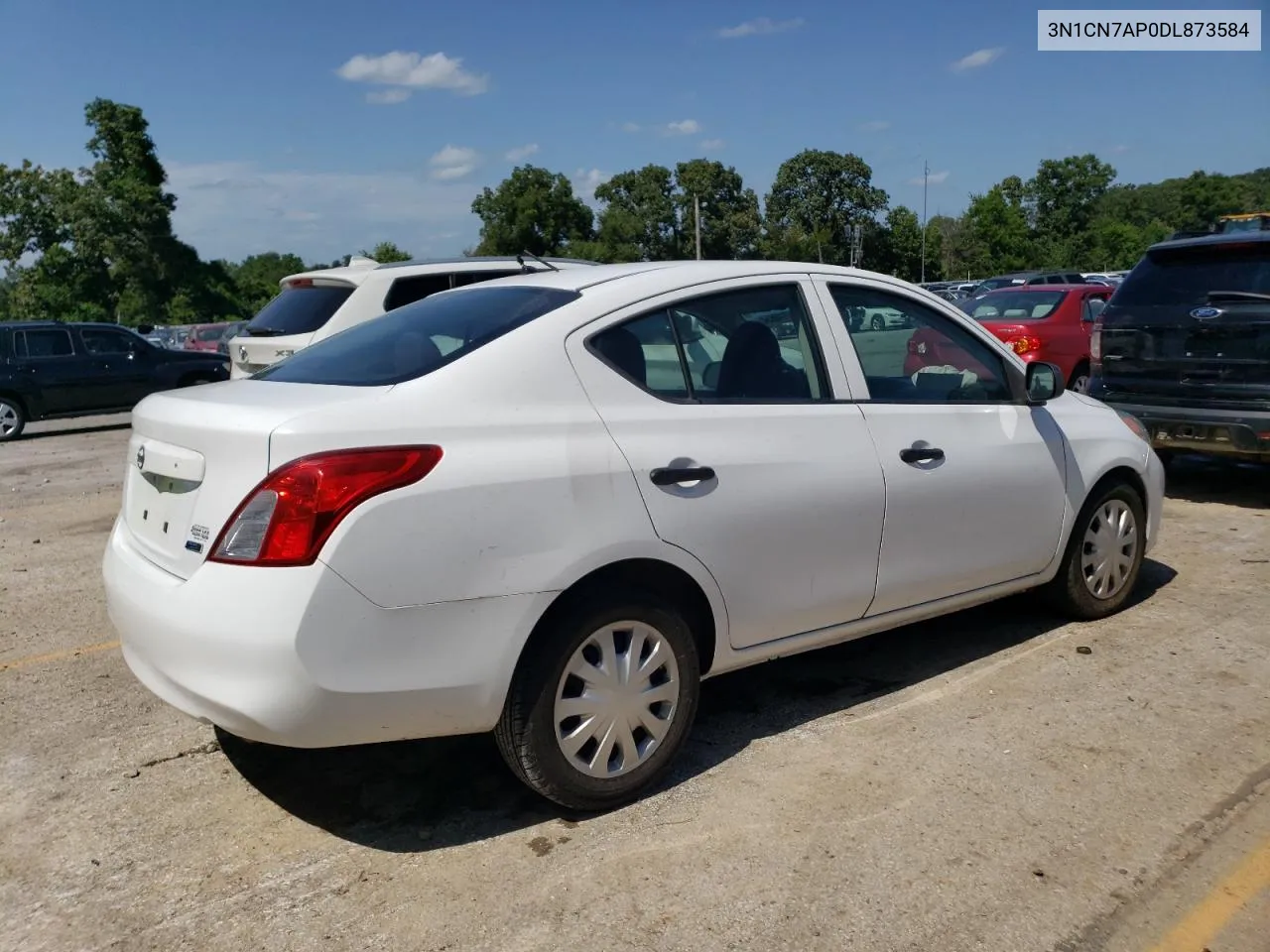 2013 Nissan Versa S VIN: 3N1CN7AP0DL873584 Lot: 65014854