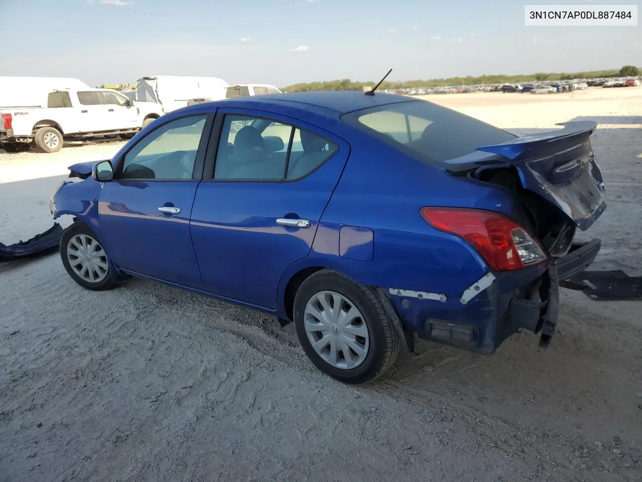 2013 Nissan Versa S VIN: 3N1CN7AP0DL887484 Lot: 68567494