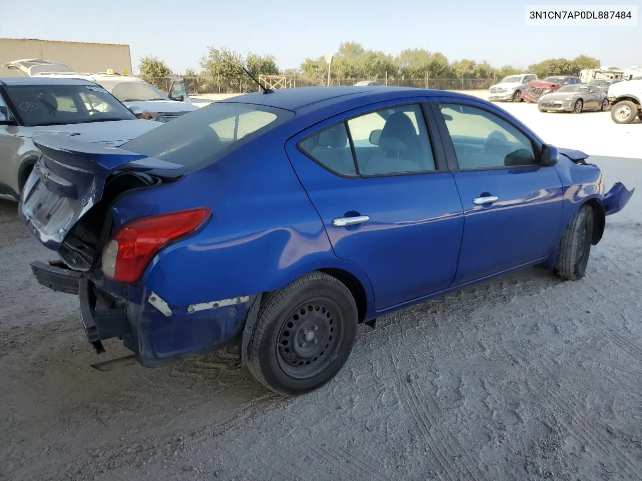 2013 Nissan Versa S VIN: 3N1CN7AP0DL887484 Lot: 68567494