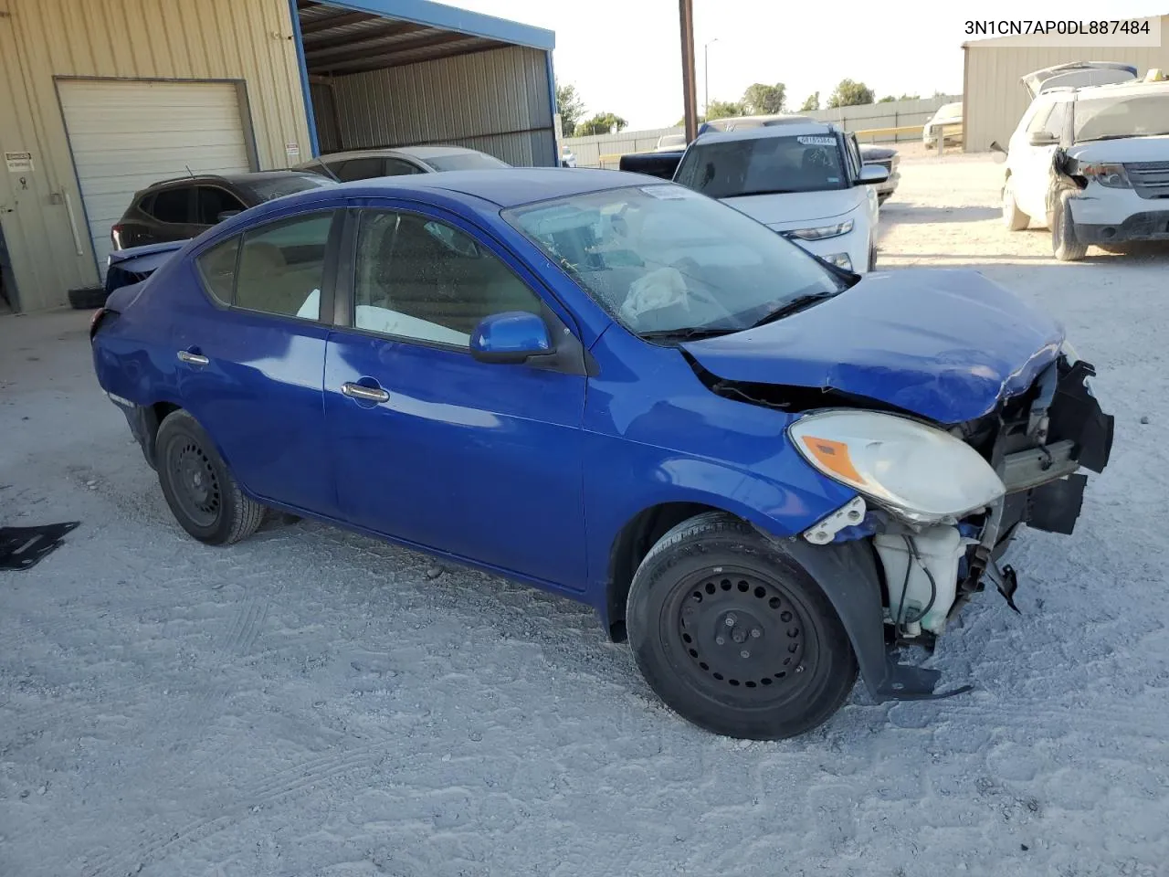 2013 Nissan Versa S VIN: 3N1CN7AP0DL887484 Lot: 68567494