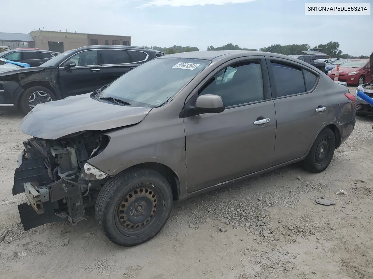 2013 Nissan Versa S VIN: 3N1CN7AP5DL863214 Lot: 68661004