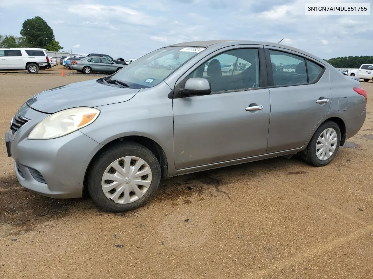 2013 Nissan Versa S VIN: 3N1CN7AP4DL851765 Lot: 70099924