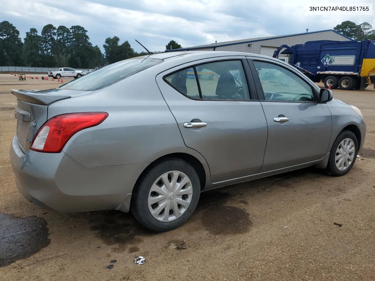 2013 Nissan Versa S VIN: 3N1CN7AP4DL851765 Lot: 70099924