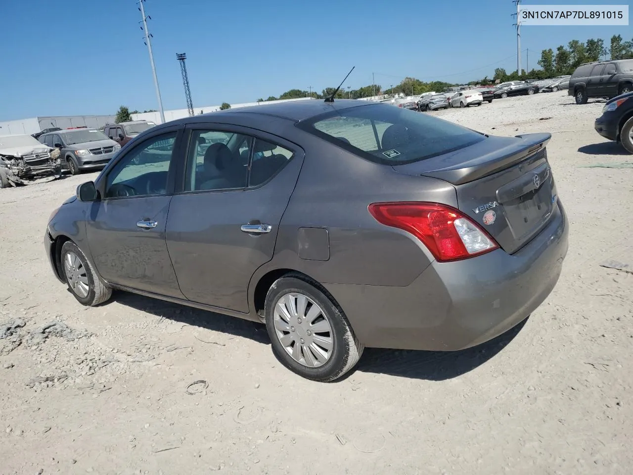 2013 Nissan Versa S VIN: 3N1CN7AP7DL891015 Lot: 70316654