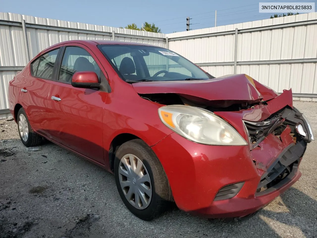 2013 Nissan Versa S VIN: 3N1CN7AP8DL825833 Lot: 70677404