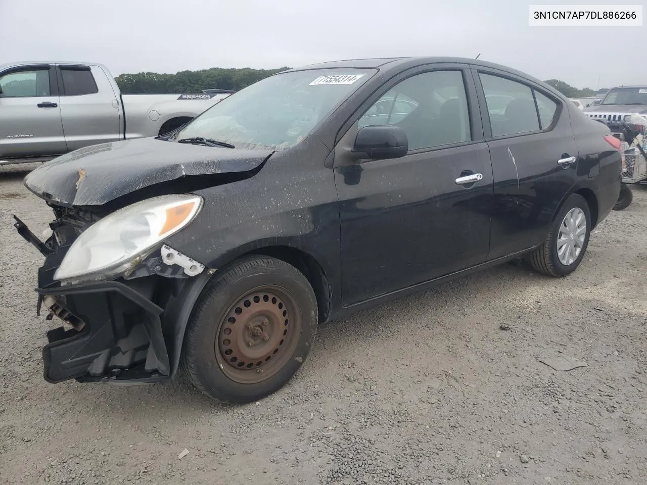 2013 Nissan Versa S VIN: 3N1CN7AP7DL886266 Lot: 71554314