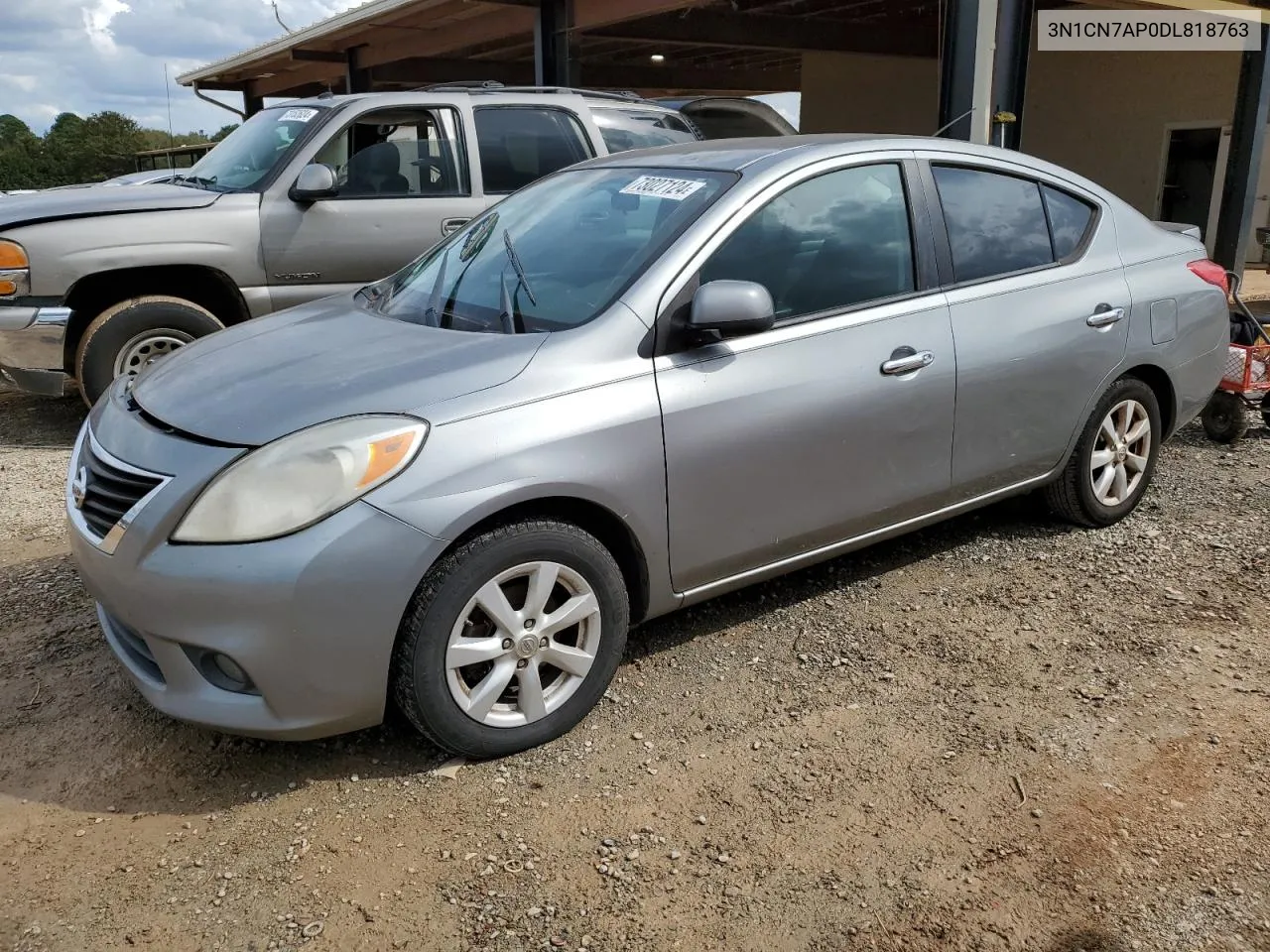 2013 Nissan Versa S VIN: 3N1CN7AP0DL818763 Lot: 73027124