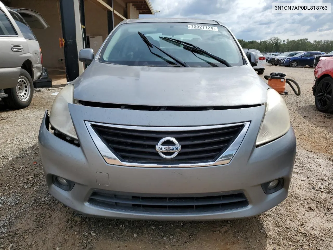 2013 Nissan Versa S VIN: 3N1CN7AP0DL818763 Lot: 73027124