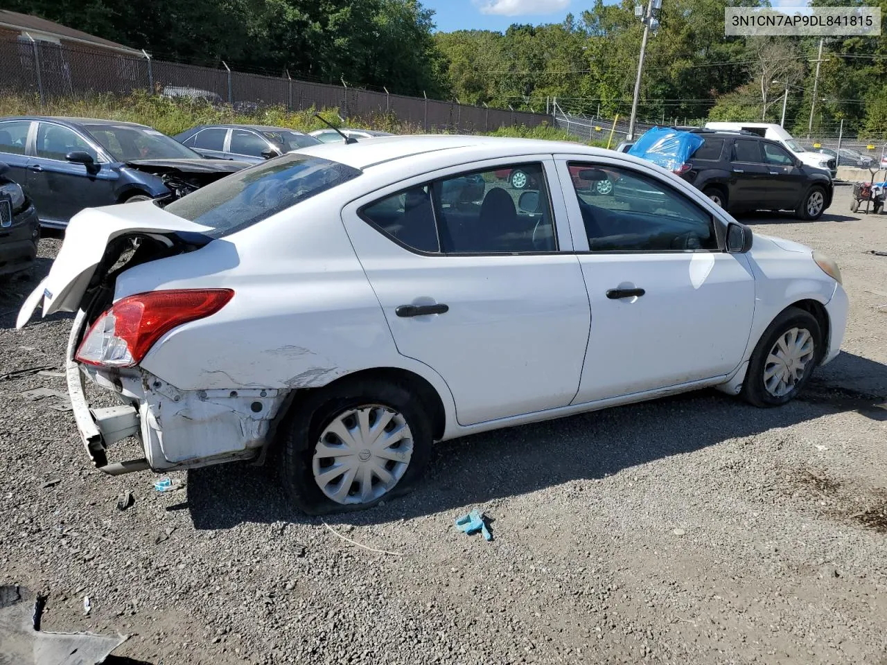 2013 Nissan Versa S VIN: 3N1CN7AP9DL841815 Lot: 73756074