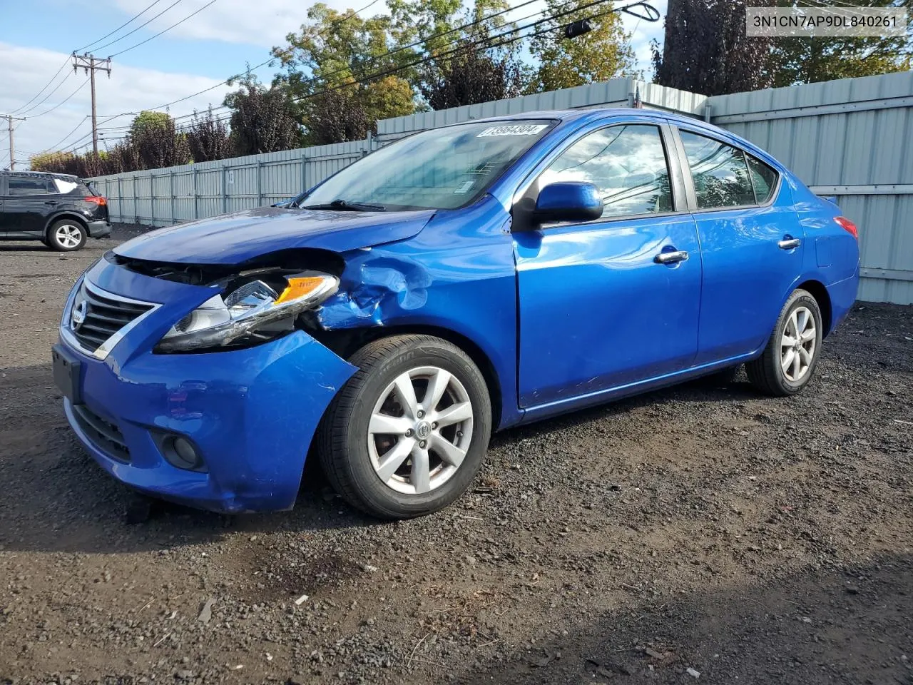 3N1CN7AP9DL840261 2013 Nissan Versa S