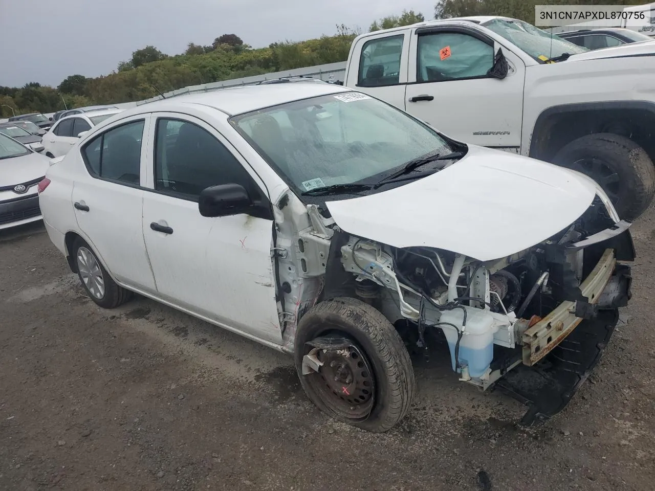 2013 Nissan Versa S VIN: 3N1CN7APXDL870756 Lot: 74719394