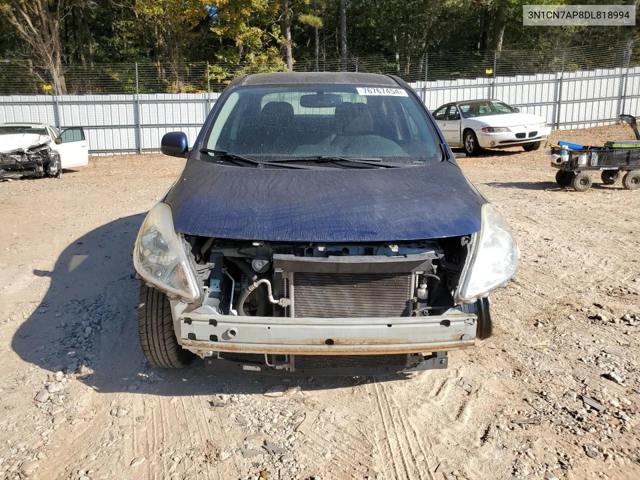 2013 Nissan Versa S VIN: 3N1CN7AP8DL818994 Lot: 76767454