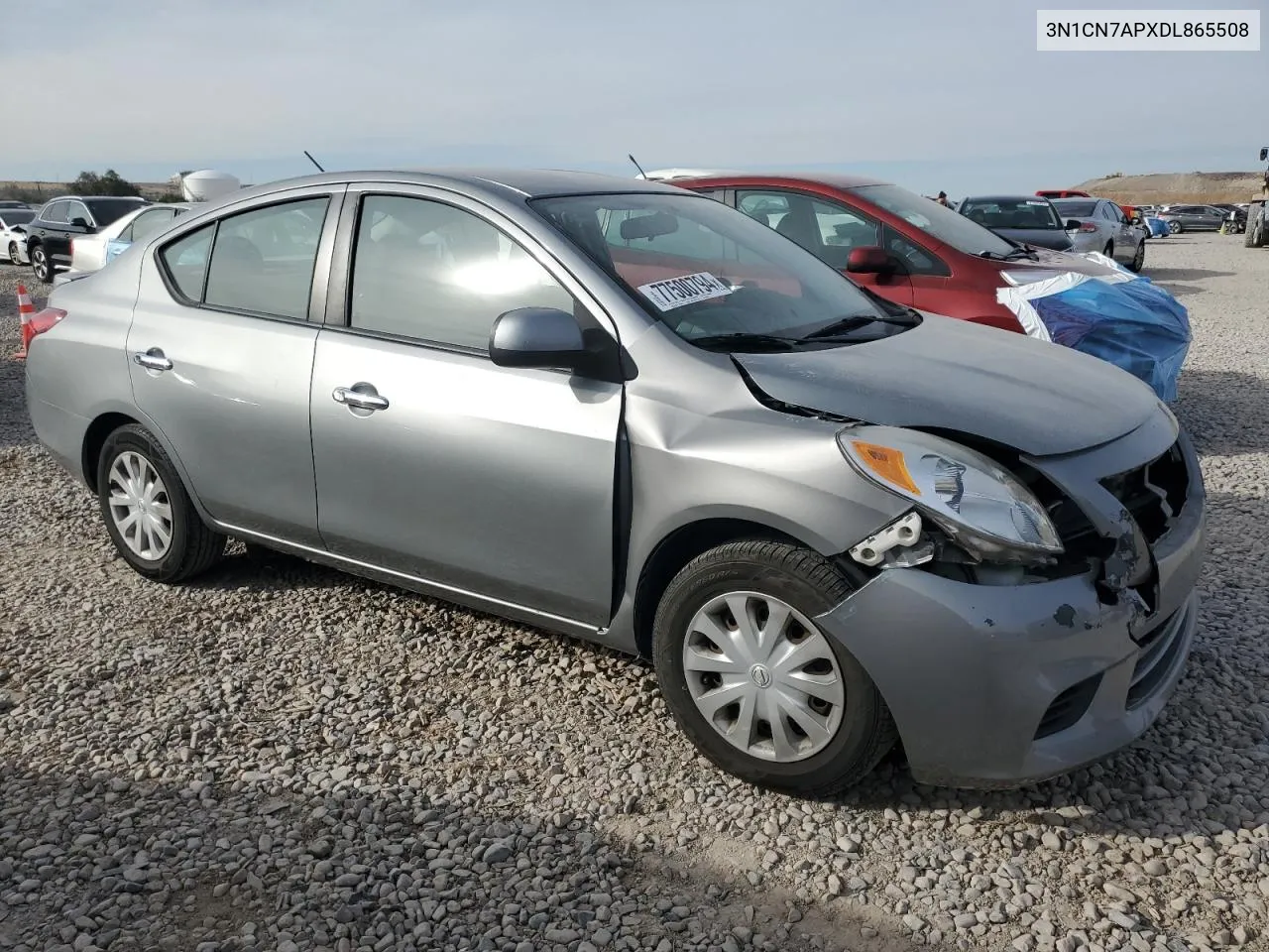 2013 Nissan Versa S VIN: 3N1CN7APXDL865508 Lot: 77500794