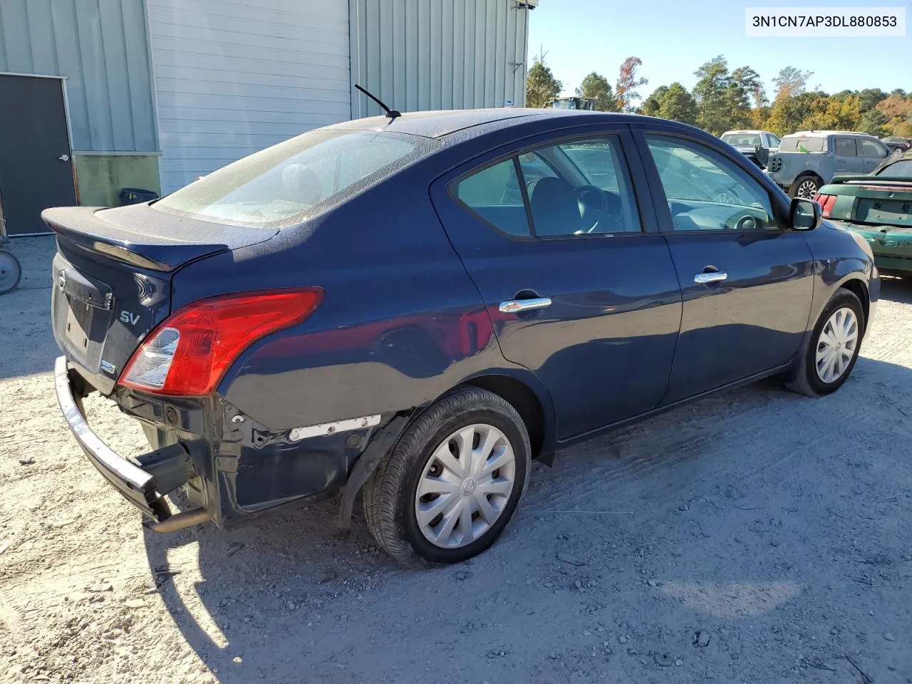 2013 Nissan Versa S VIN: 3N1CN7AP3DL880853 Lot: 77854094