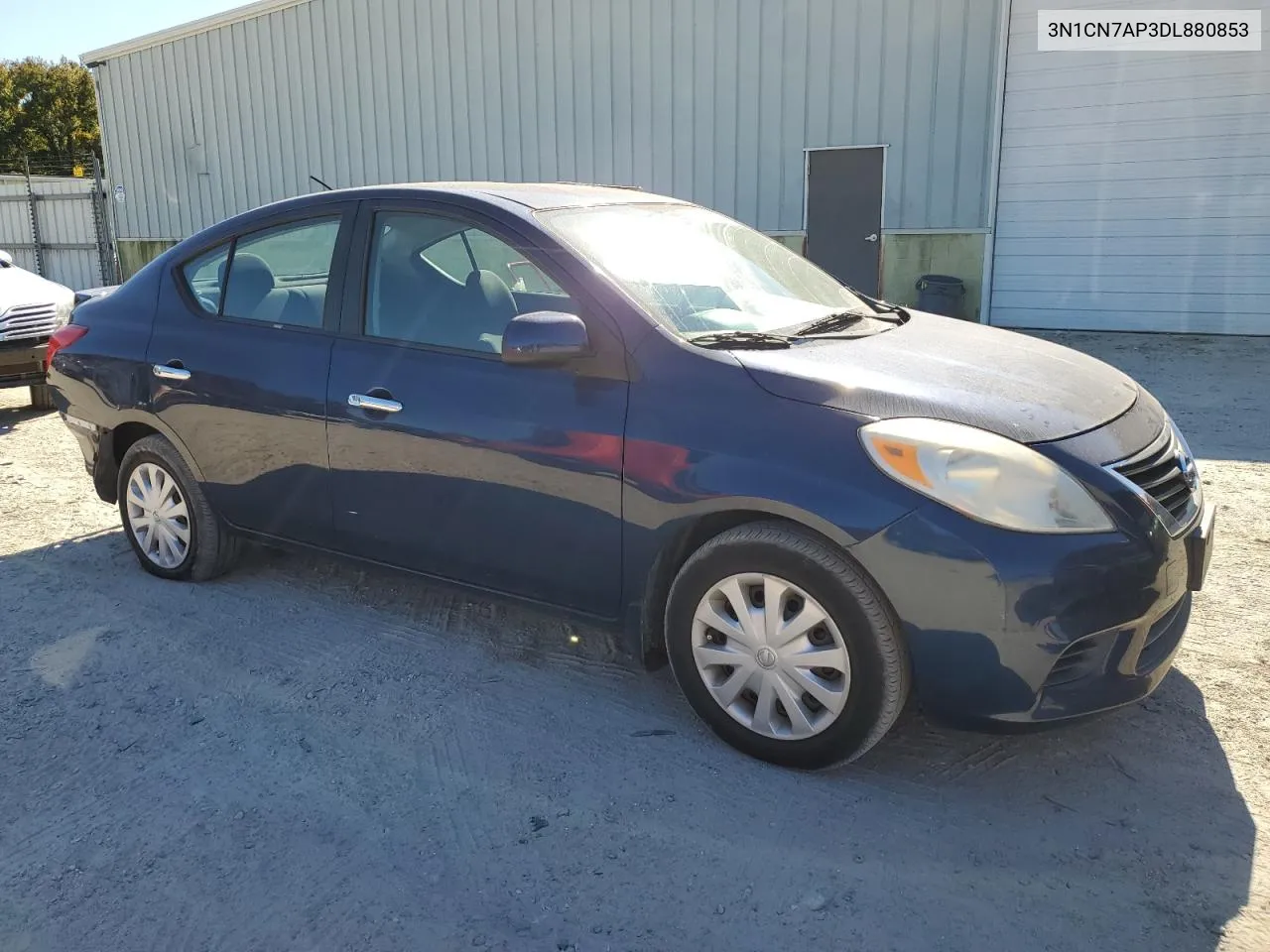 2013 Nissan Versa S VIN: 3N1CN7AP3DL880853 Lot: 77854094