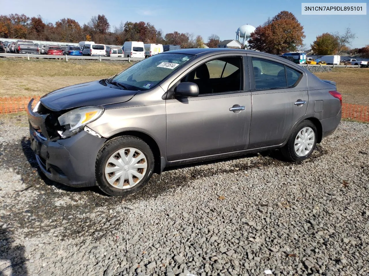 2013 Nissan Versa S VIN: 3N1CN7AP9DL895101 Lot: 77973514