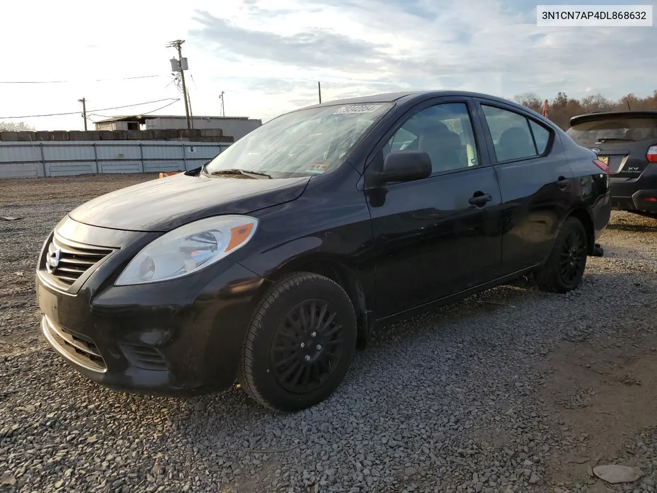 2013 Nissan Versa S VIN: 3N1CN7AP4DL868632 Lot: 79342054