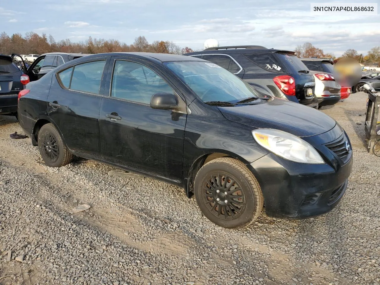 2013 Nissan Versa S VIN: 3N1CN7AP4DL868632 Lot: 79342054