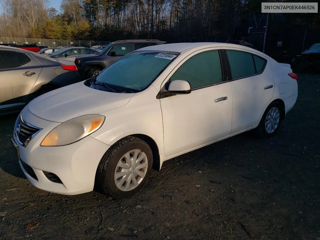 3N1CN7AP0EK446526 2014 Nissan Versa S