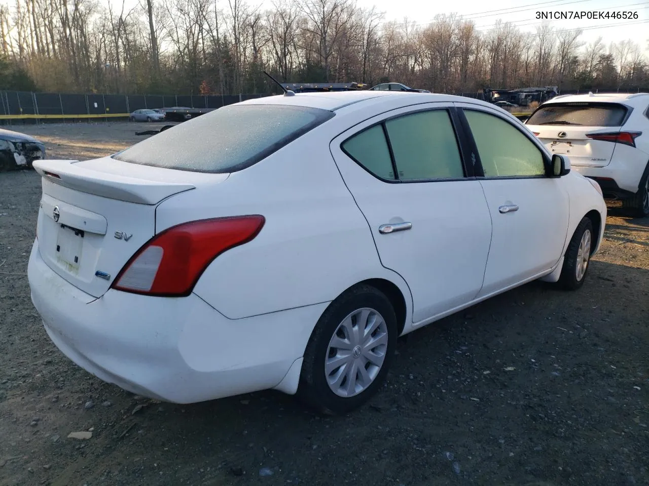 3N1CN7AP0EK446526 2014 Nissan Versa S