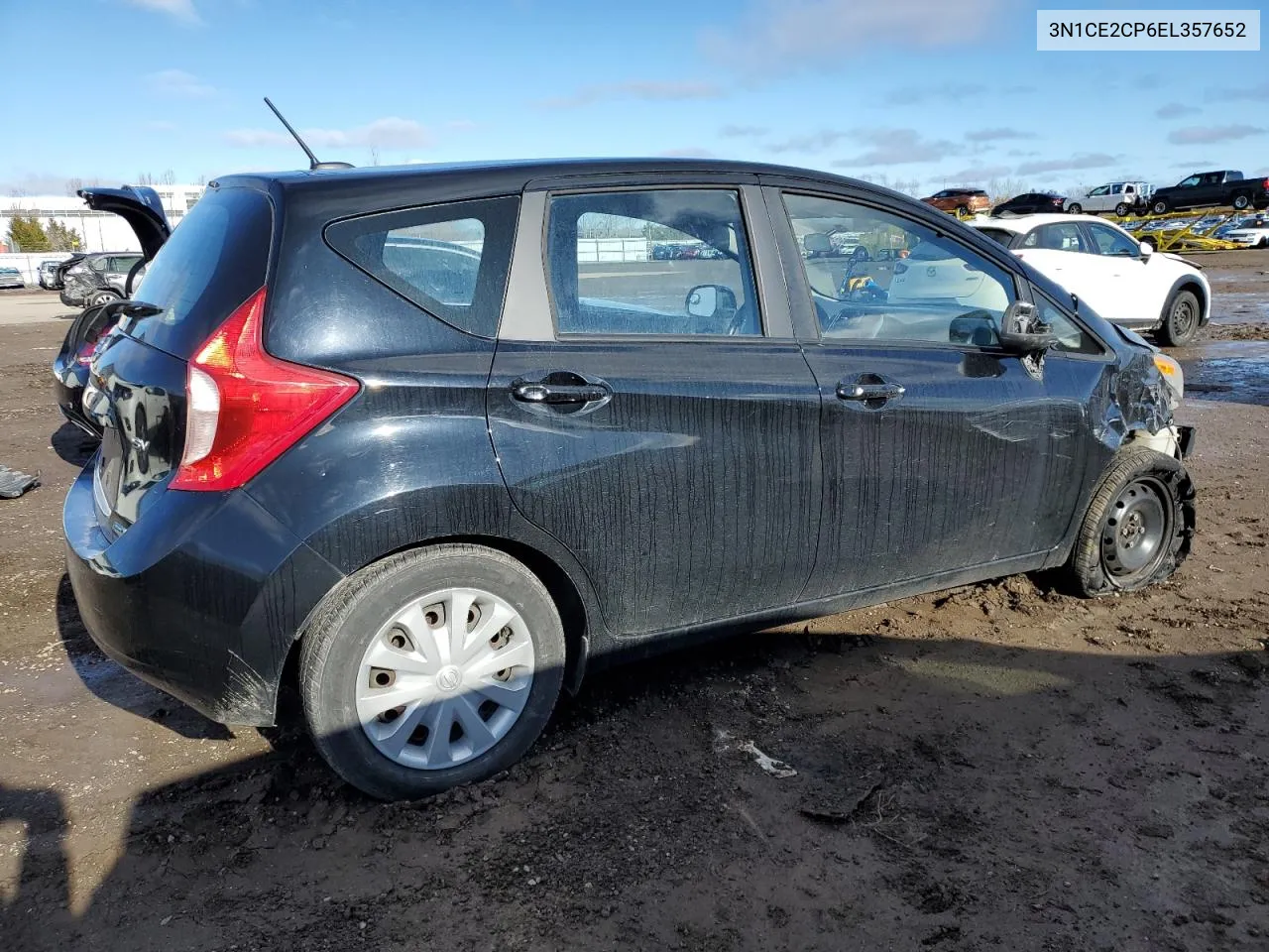 2014 Nissan Versa Note S VIN: 3N1CE2CP6EL357652 Lot: 37753374