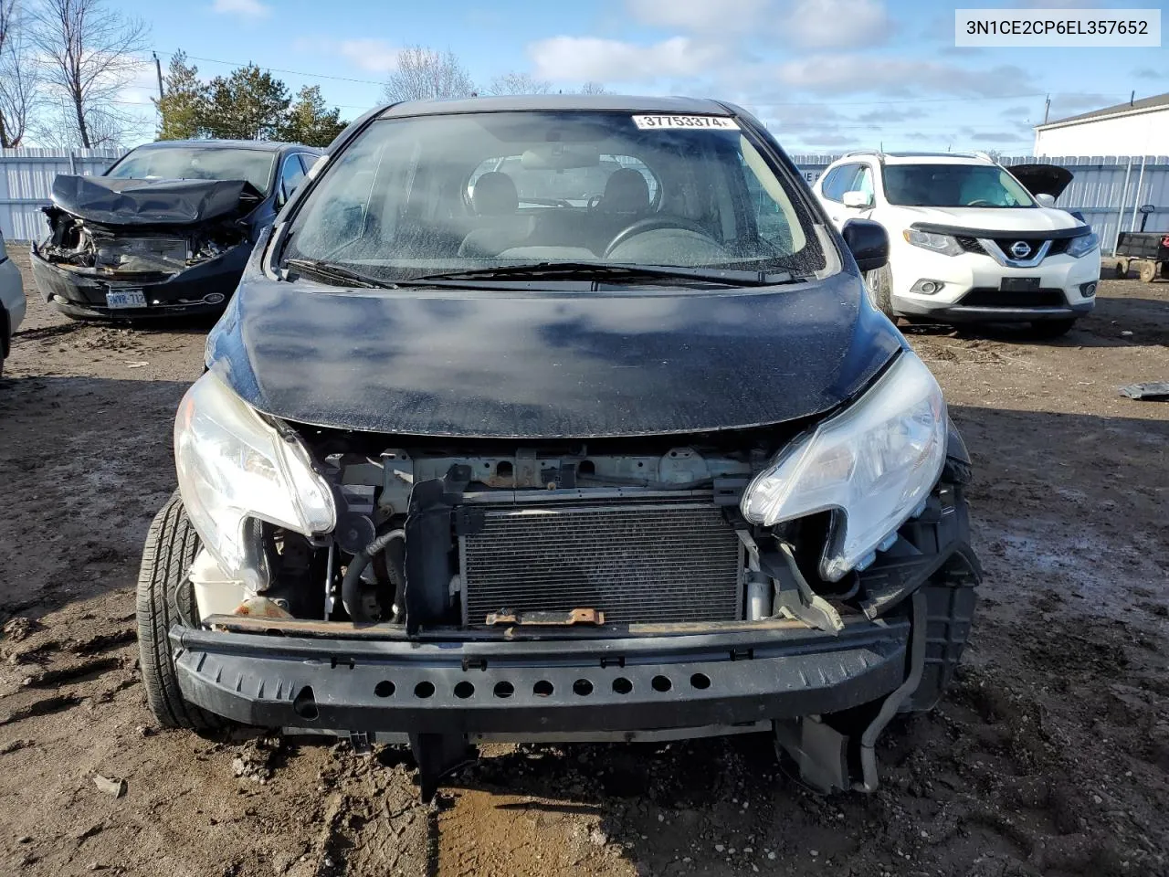 2014 Nissan Versa Note S VIN: 3N1CE2CP6EL357652 Lot: 37753374