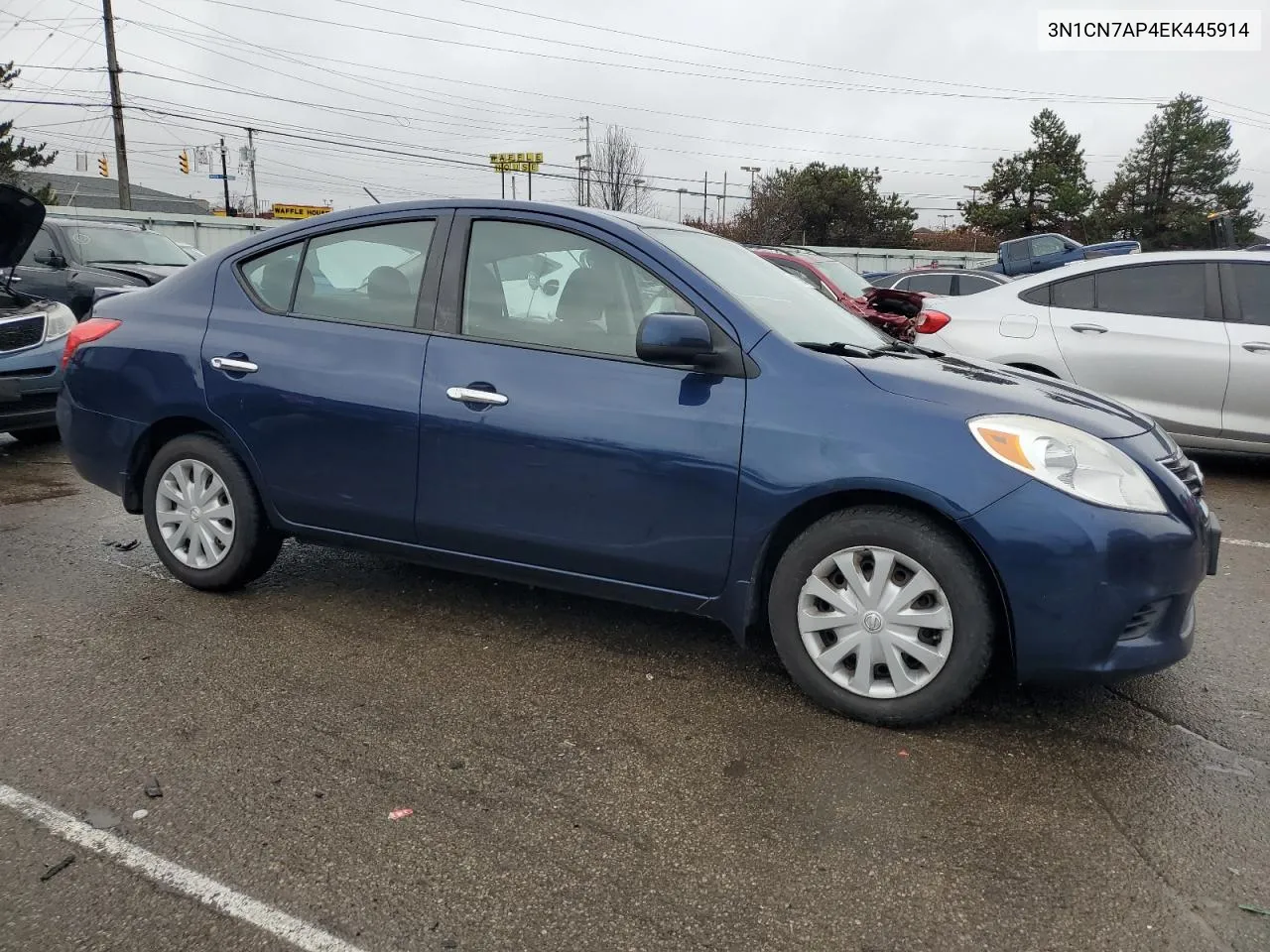 2014 Nissan Versa S VIN: 3N1CN7AP4EK445914 Lot: 39709474