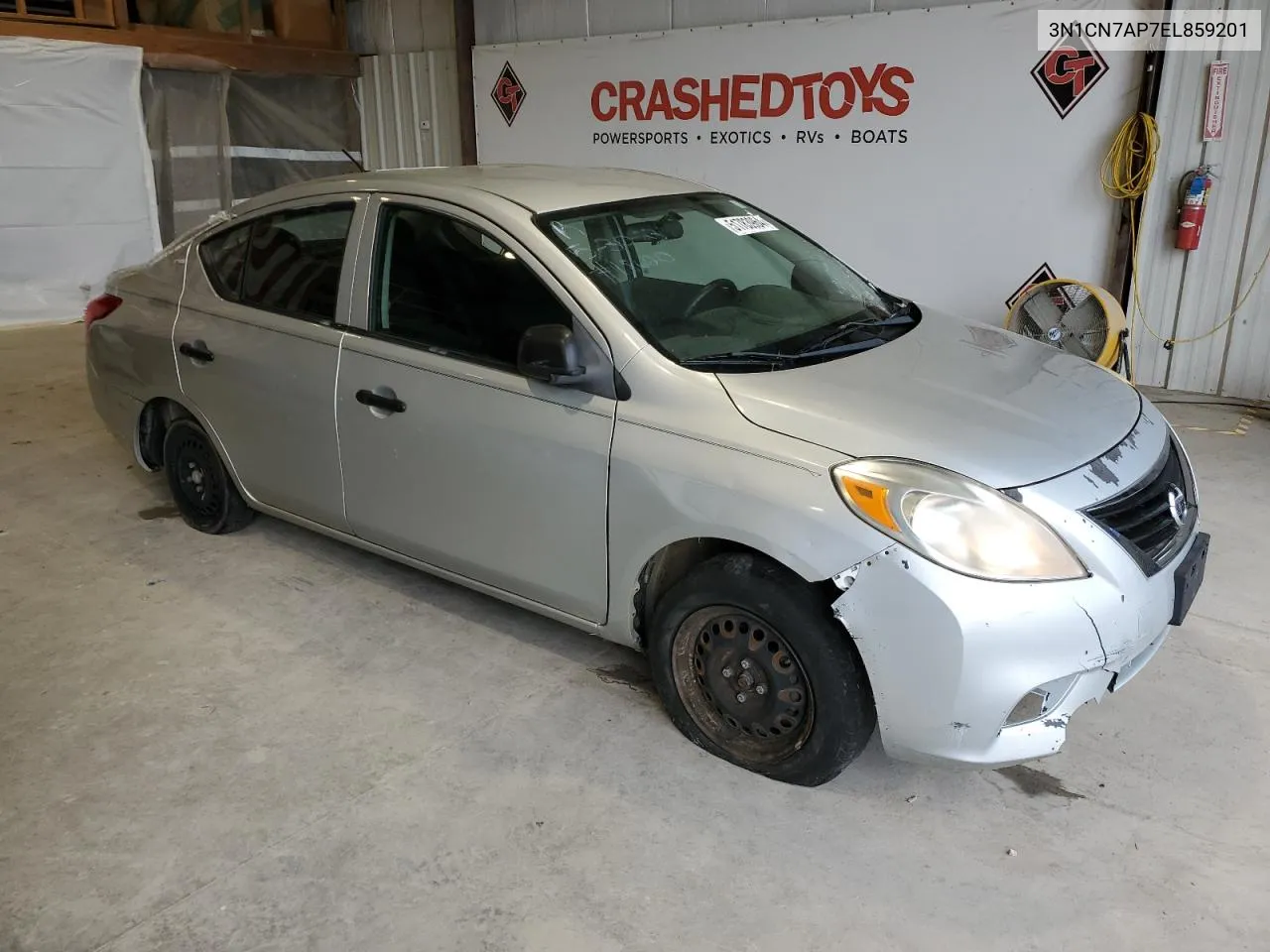 2014 Nissan Versa S VIN: 3N1CN7AP7EL859201 Lot: 51783964