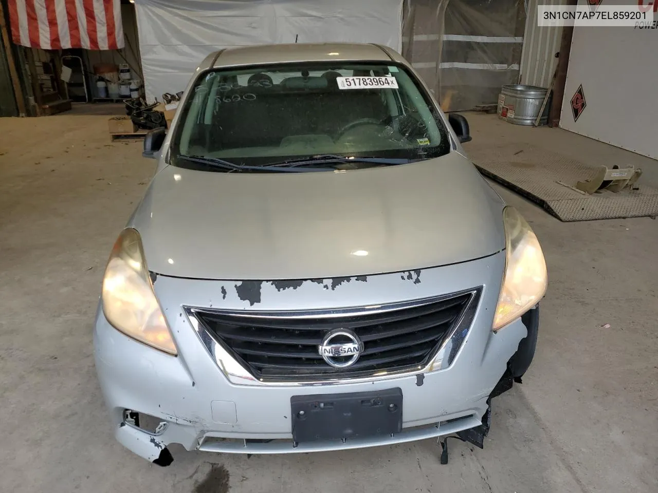 3N1CN7AP7EL859201 2014 Nissan Versa S