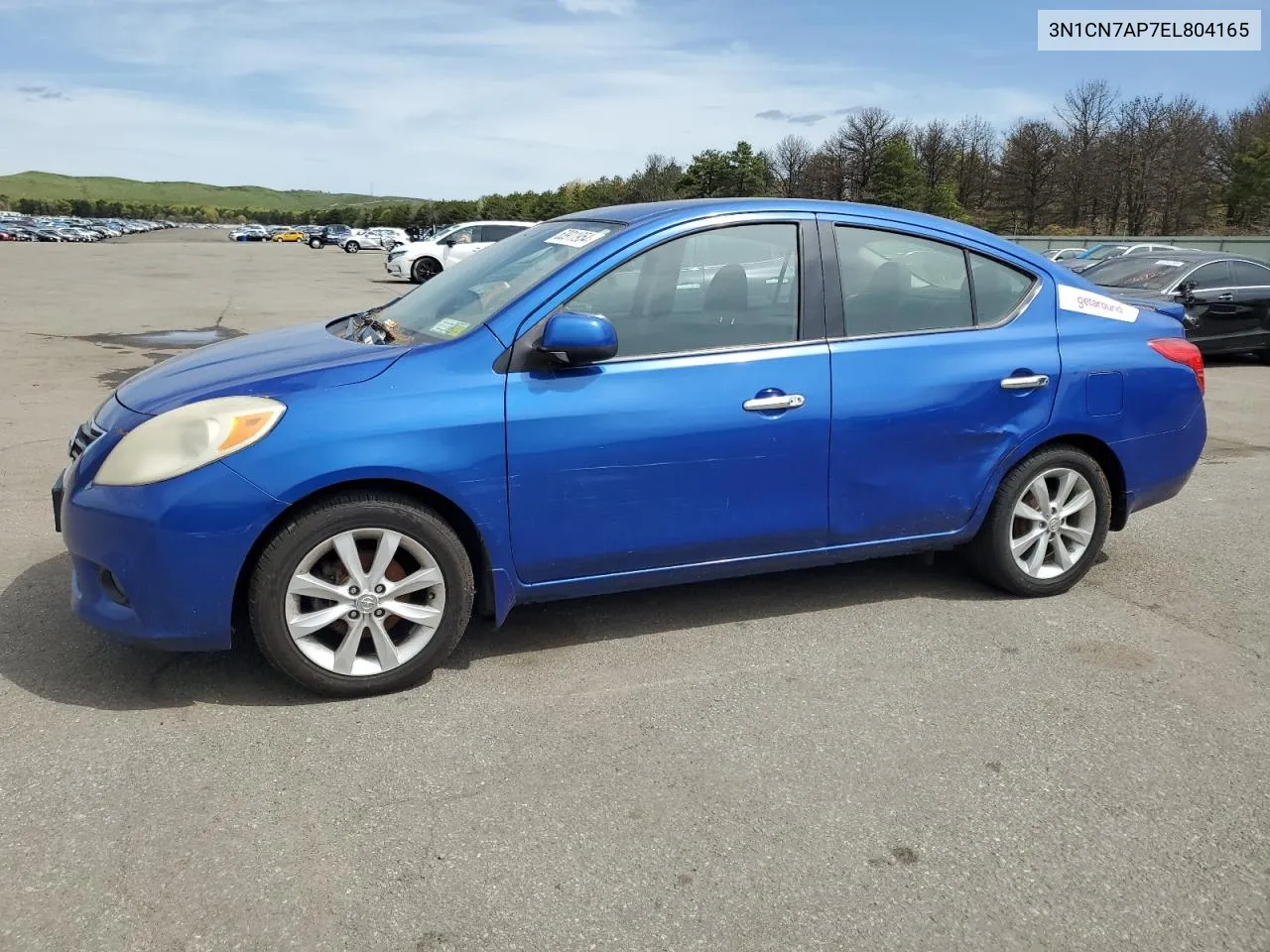 2014 Nissan Versa S VIN: 3N1CN7AP7EL804165 Lot: 53911954