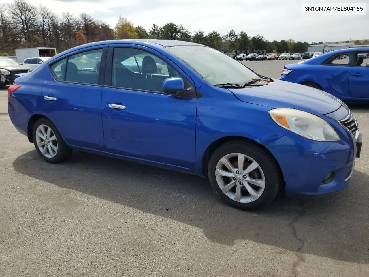 2014 Nissan Versa S VIN: 3N1CN7AP7EL804165 Lot: 53911954