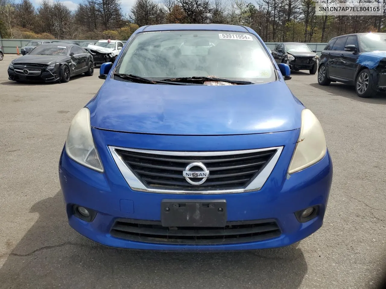 2014 Nissan Versa S VIN: 3N1CN7AP7EL804165 Lot: 53911954