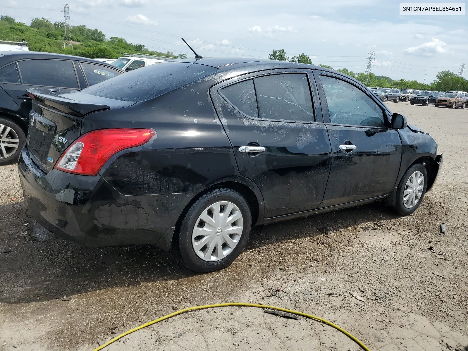 2014 Nissan Versa S VIN: 3N1CN7AP8EL864651 Lot: 55288964