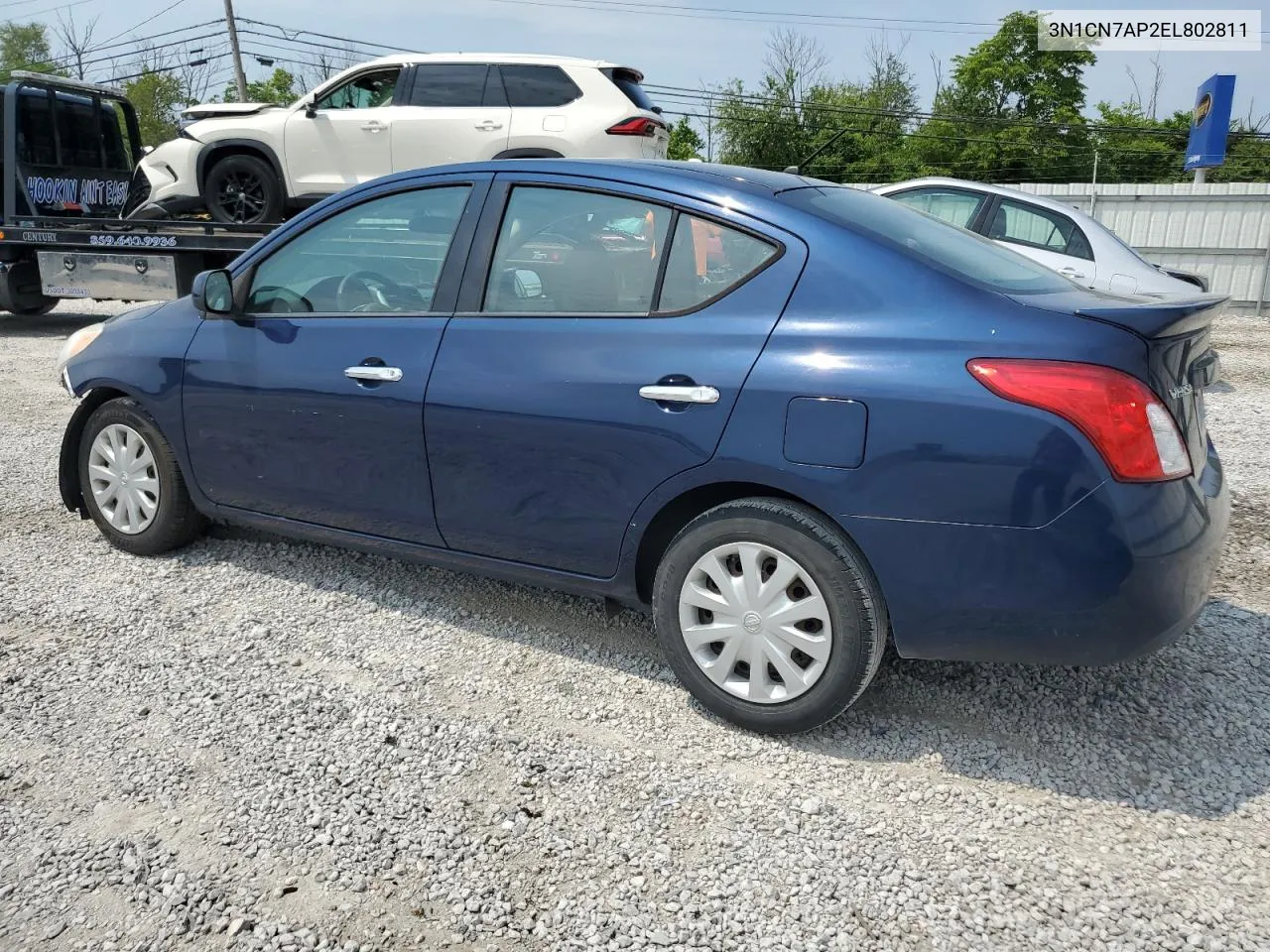 2014 Nissan Versa S VIN: 3N1CN7AP2EL802811 Lot: 59207764