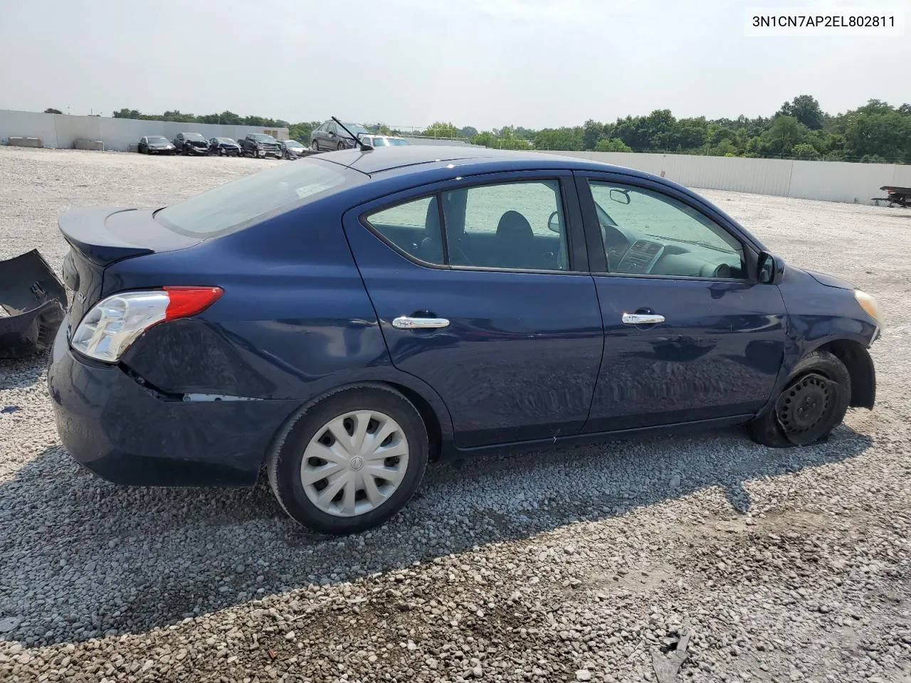 2014 Nissan Versa S VIN: 3N1CN7AP2EL802811 Lot: 59207764