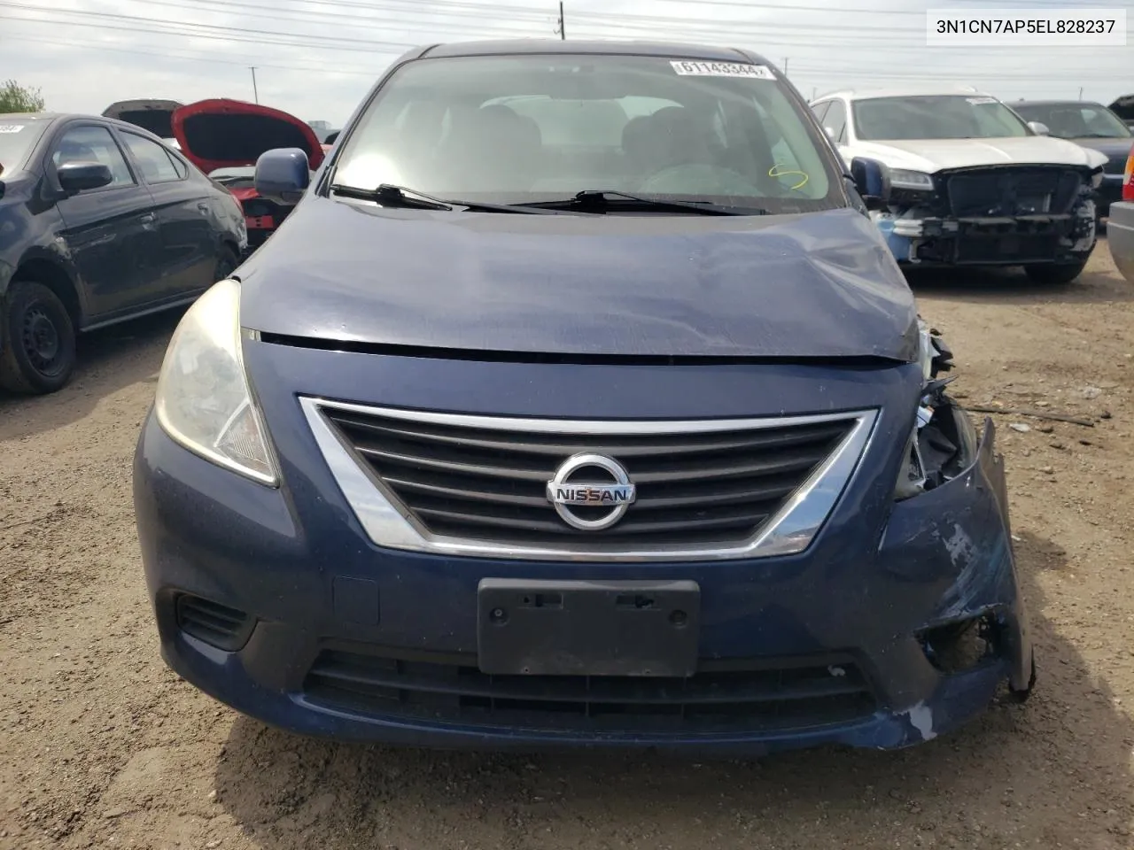 2014 Nissan Versa S VIN: 3N1CN7AP5EL828237 Lot: 61143344