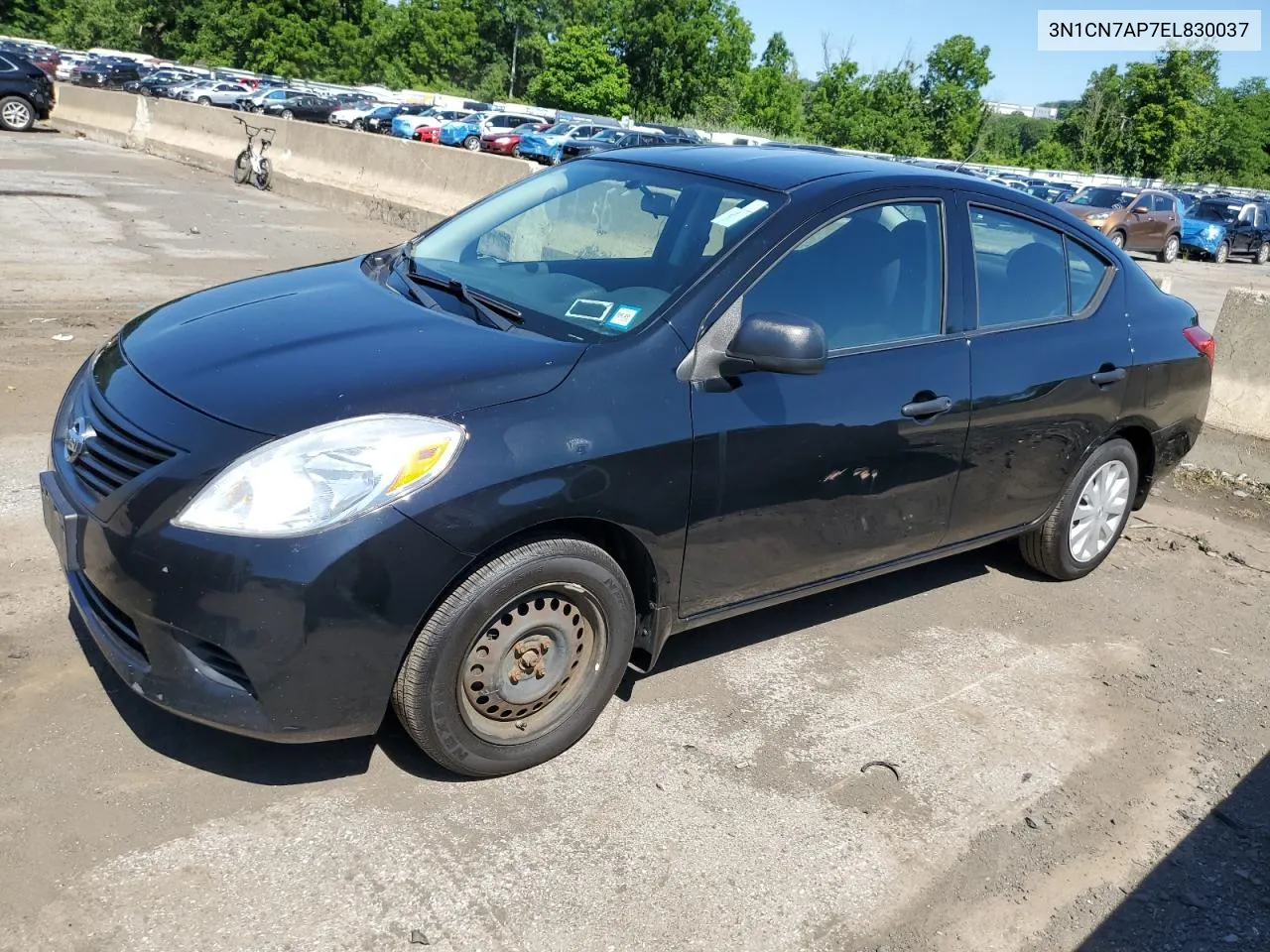 2014 Nissan Versa S VIN: 3N1CN7AP7EL830037 Lot: 61710214