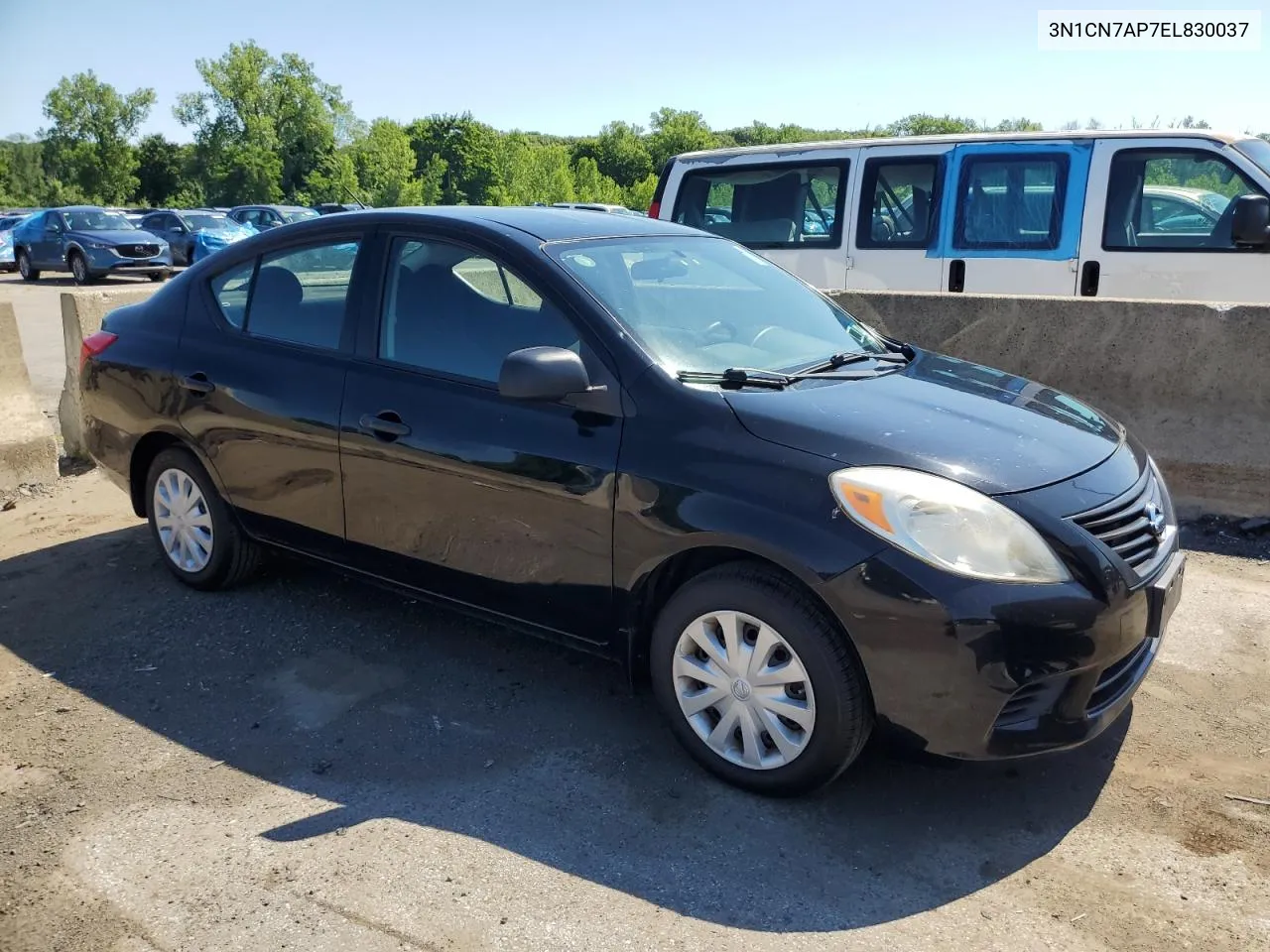 2014 Nissan Versa S VIN: 3N1CN7AP7EL830037 Lot: 61710214