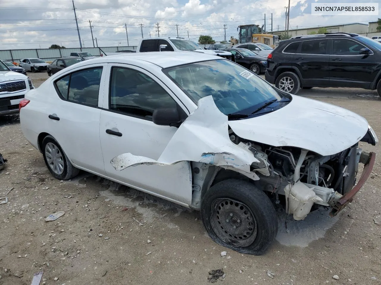 2014 Nissan Versa S VIN: 3N1CN7AP5EL858533 Lot: 63669934