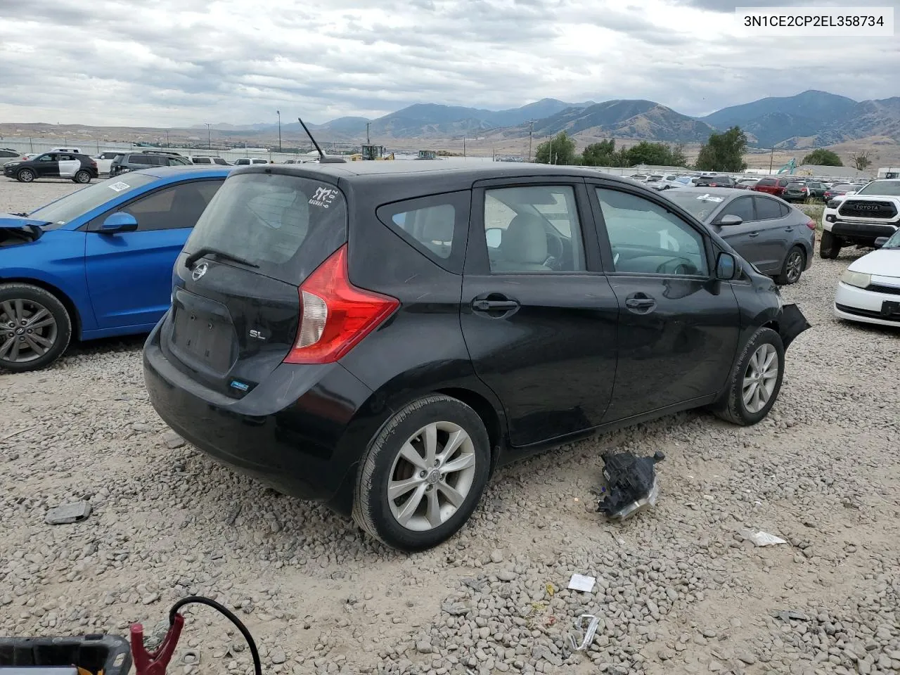 3N1CE2CP2EL358734 2014 Nissan Versa Note S