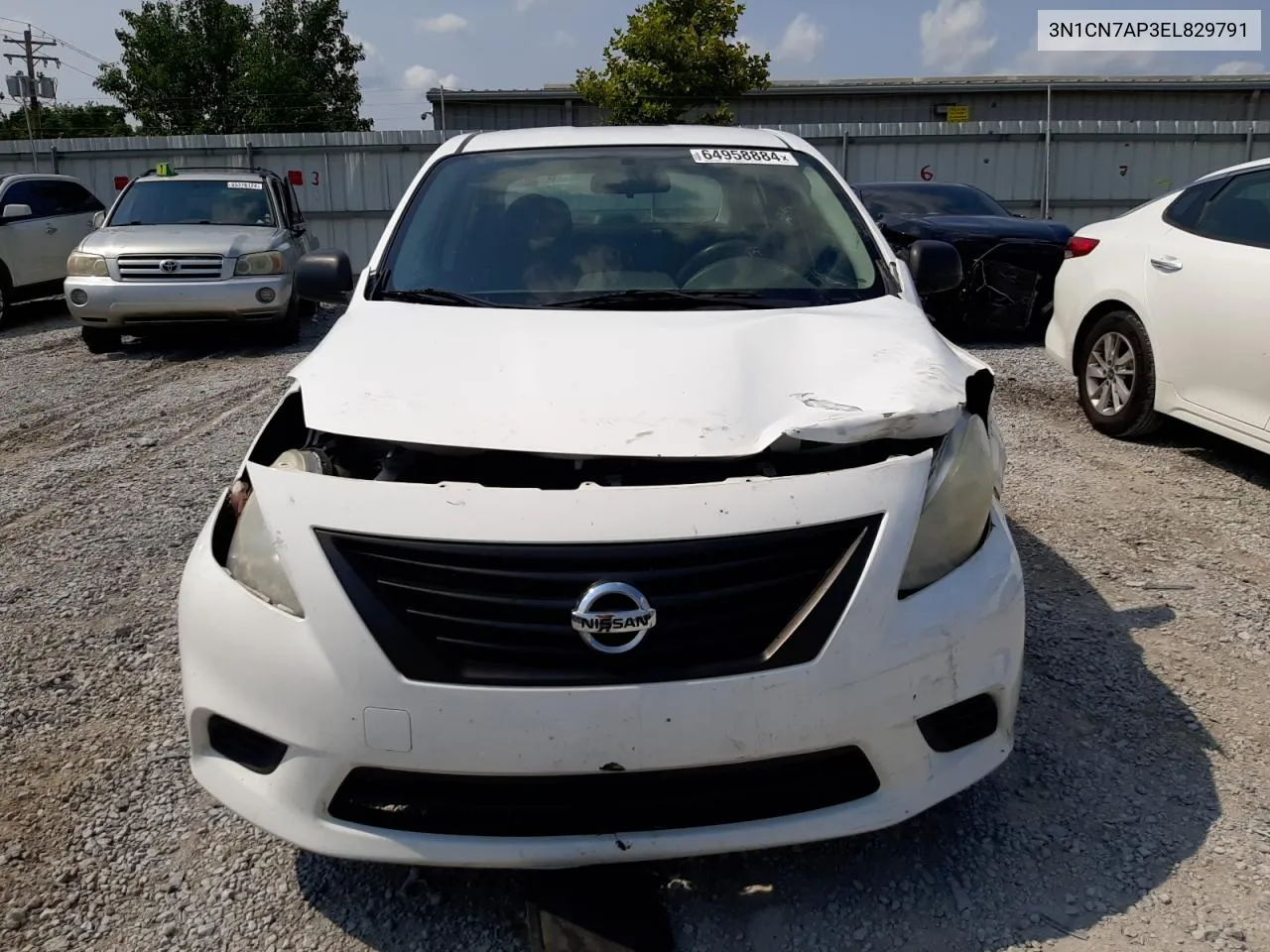 3N1CN7AP3EL829791 2014 Nissan Versa S