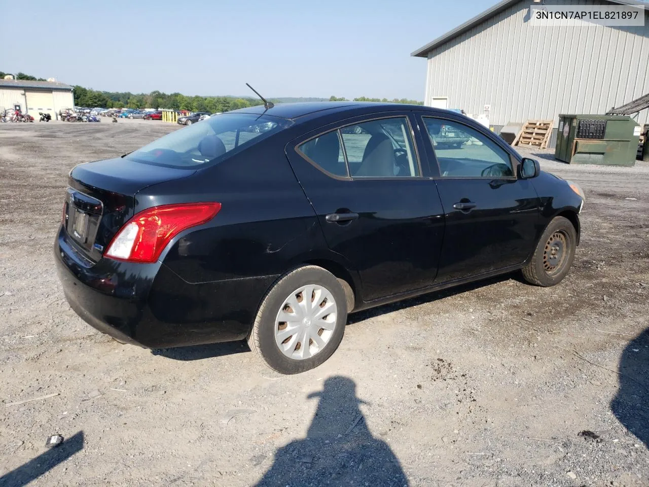 2014 Nissan Versa S VIN: 3N1CN7AP1EL821897 Lot: 65760664