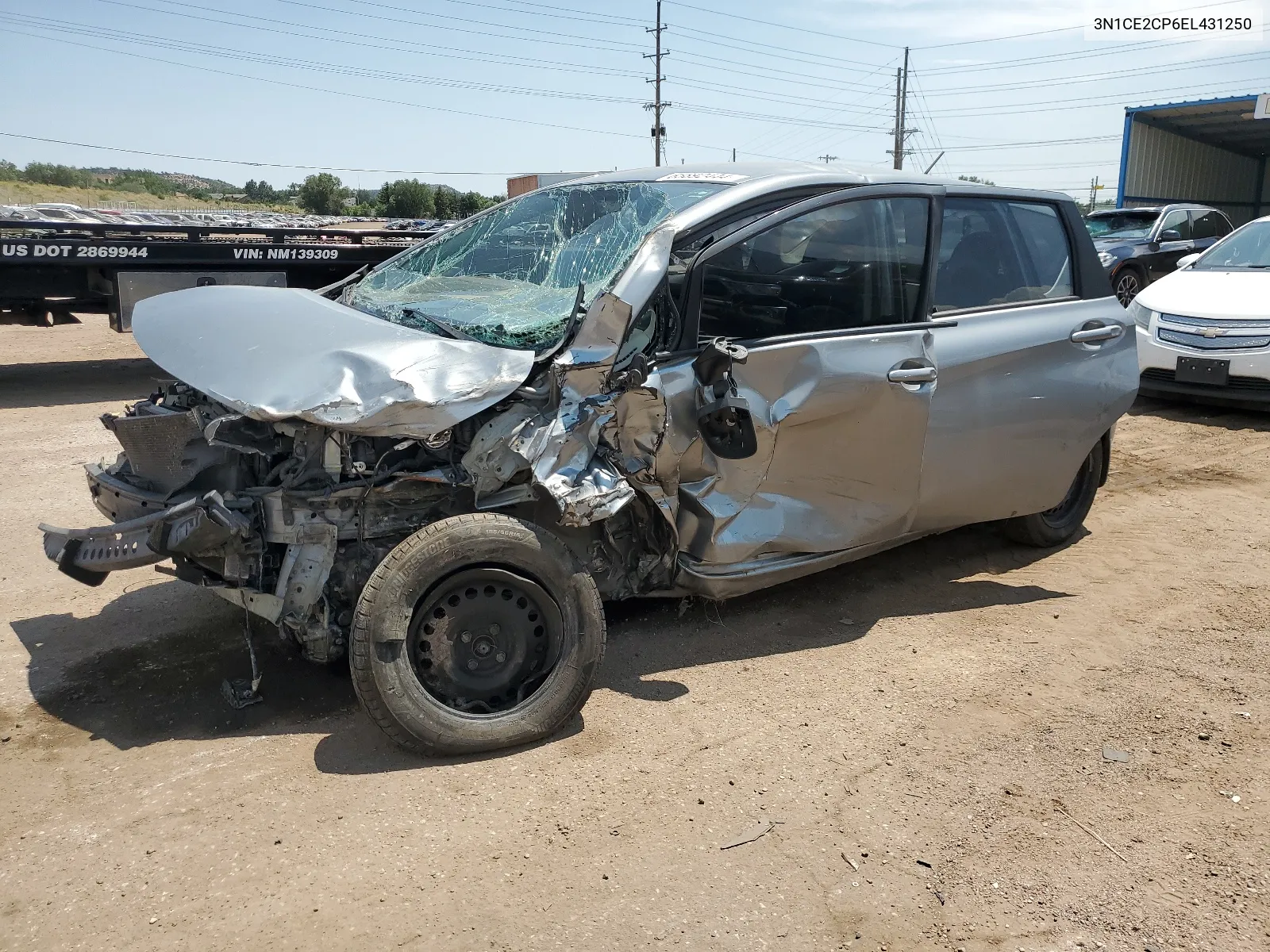 2014 Nissan Versa Note S VIN: 3N1CE2CP6EL431250 Lot: 65892444